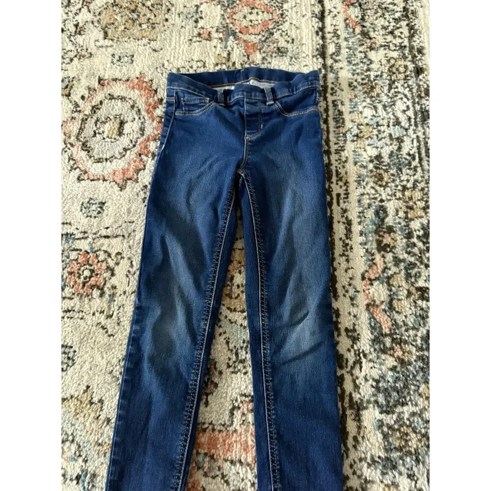 Wonder Nation Jegging Jeans Youth Medium 7-8 Distressed Stretch‎ Denim Lot